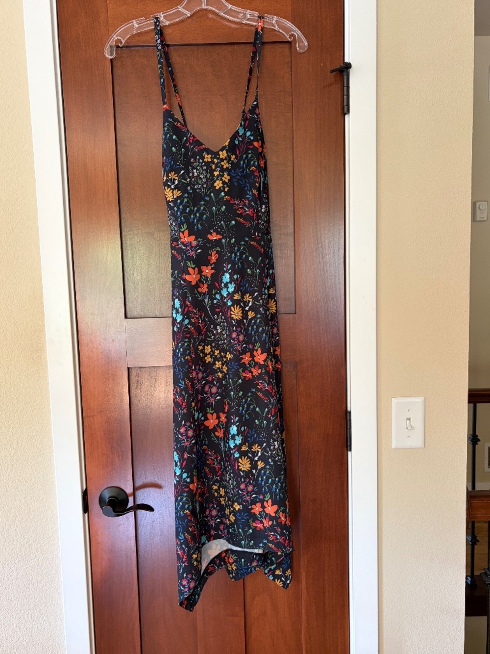 Krimson Klover Black floral dress - medium